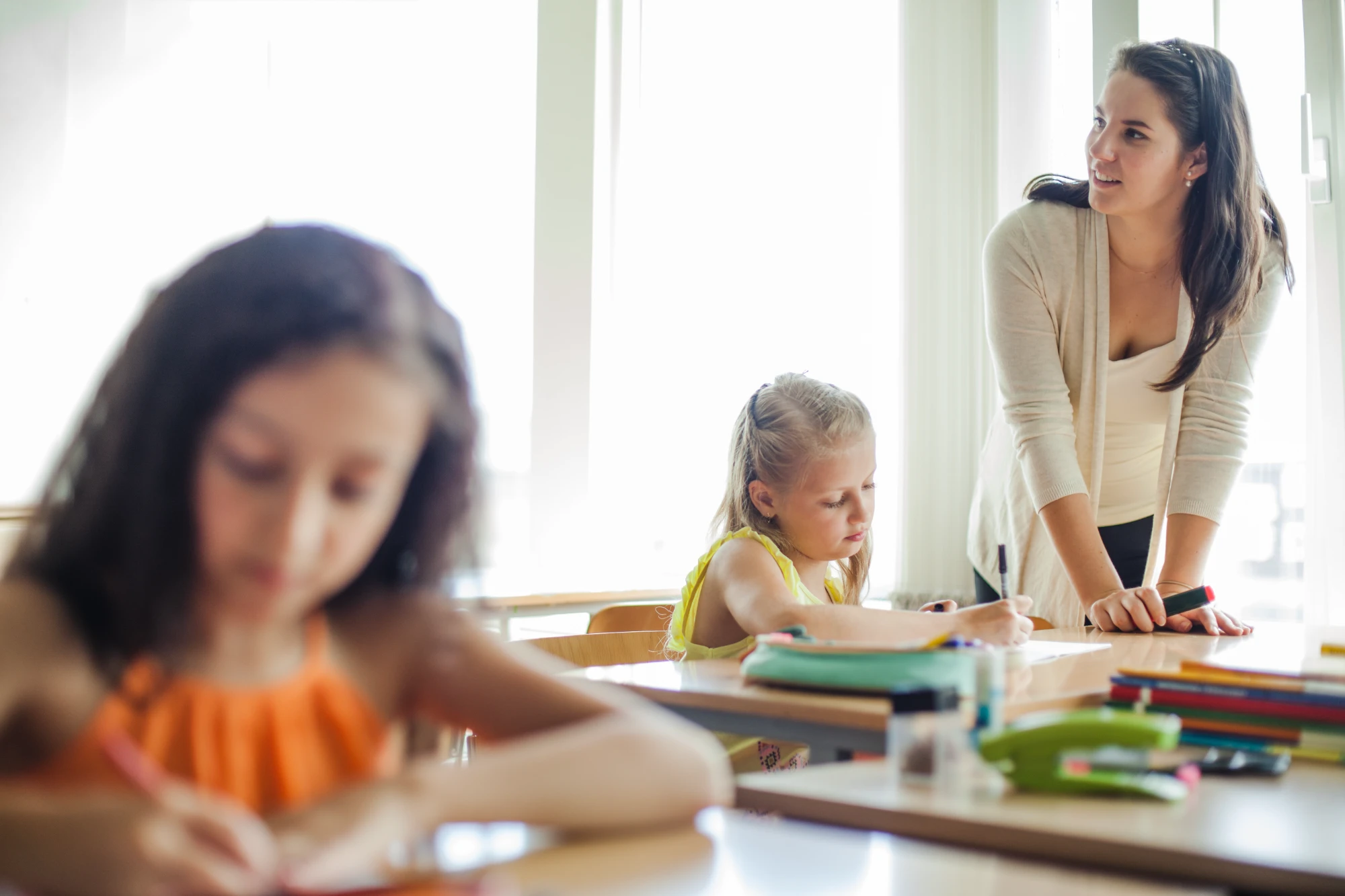 Cone Coaching - Leraar met leerlingen